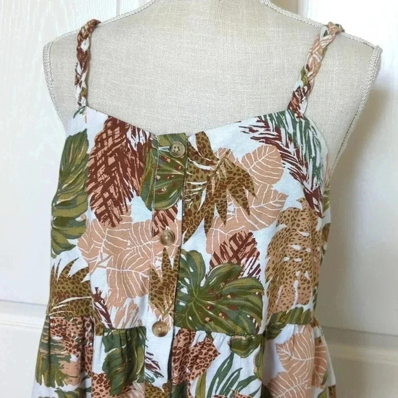 Beach Lunch Lounge Women’s Braided Strap Button Front Dress - Picture 6 of 10